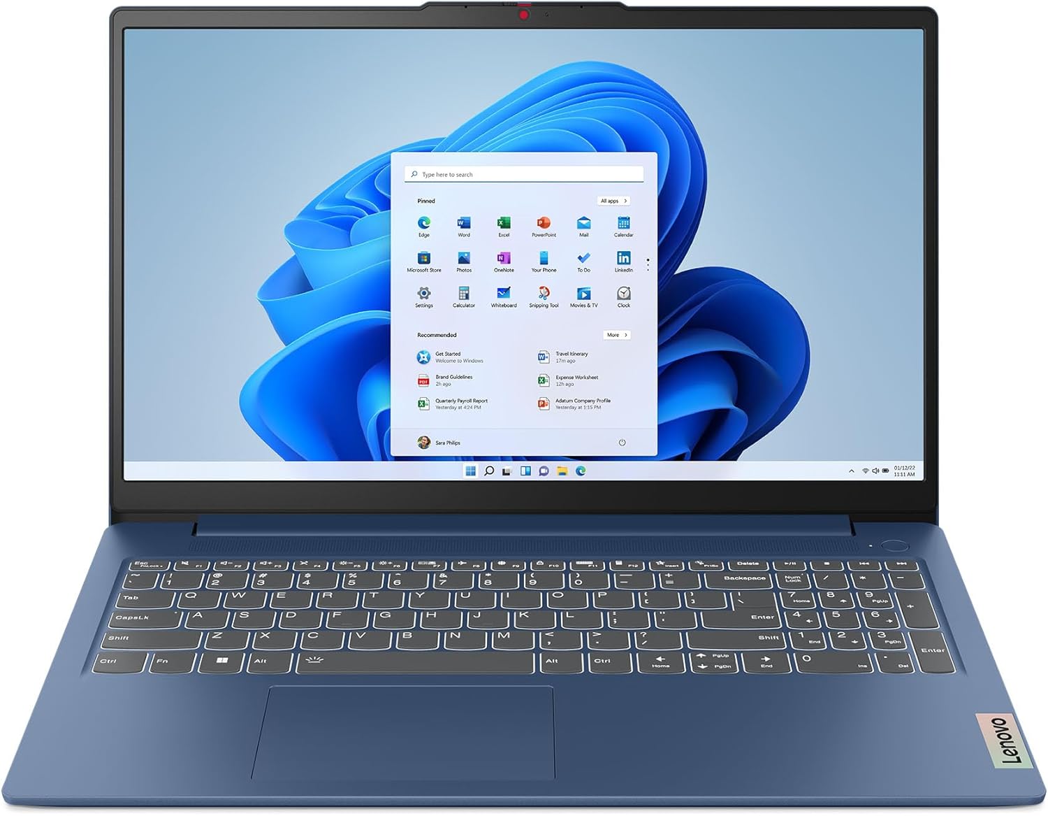Lenovo IdeaPad Slim 3 15.6in i7 Notebook - 16GB/ 512GB - Blue