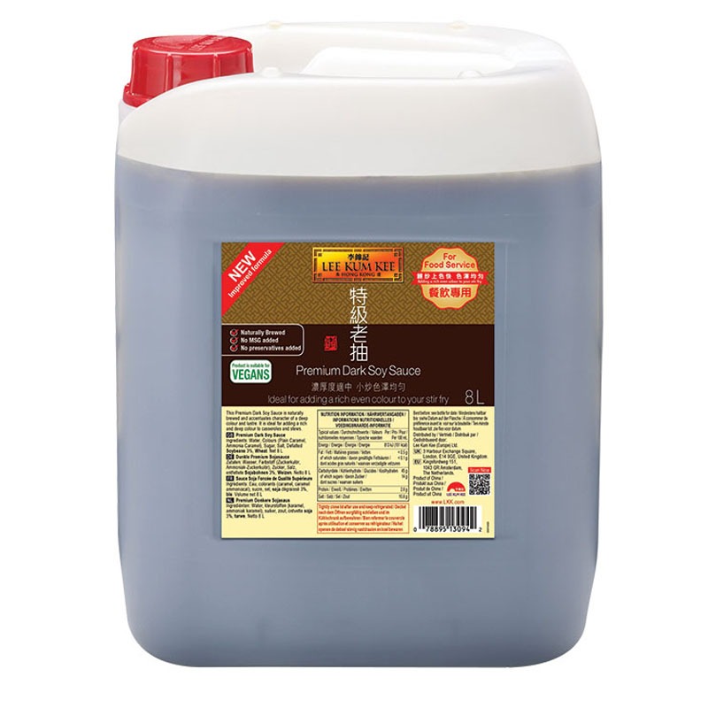 Lee Kum Kee Donkere Sojasaus 2x8ltr
