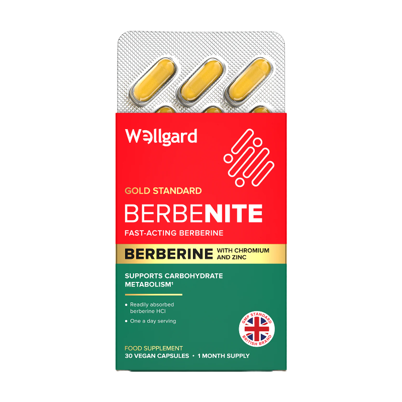 Wellgard Berbenite – Fast-Acting Metabolic Support - 30 Vegan Capsules