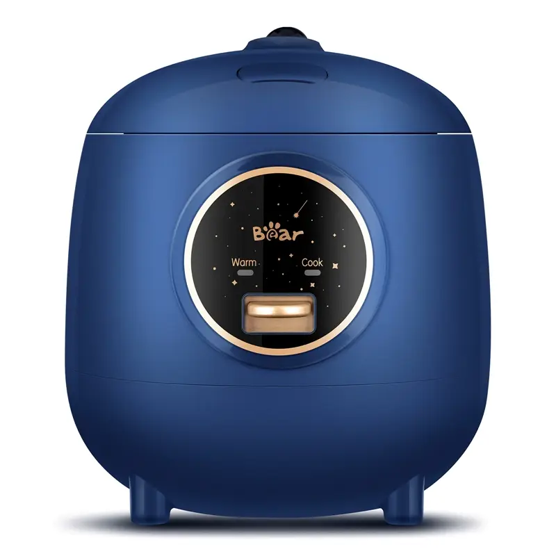 BEAR Reiskocher (1,2 L) für 1-2 Personen - mit automatischer Warmhaltefunktion und antihaftbeschichtetem Innentopf