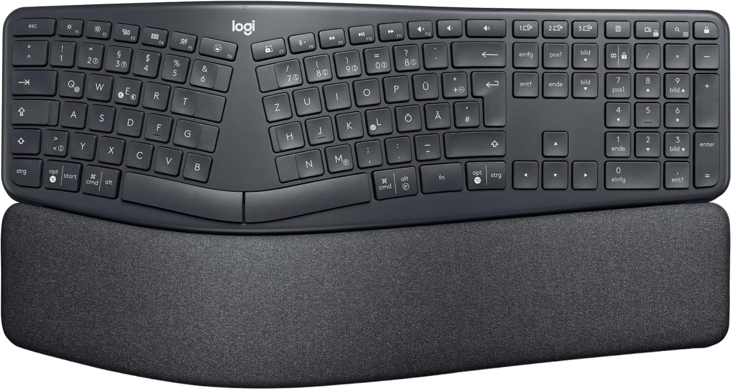 Logitech ERGO K860 Wireless Ergonomic Keyboard - QWERTY UK – Grey (HK)