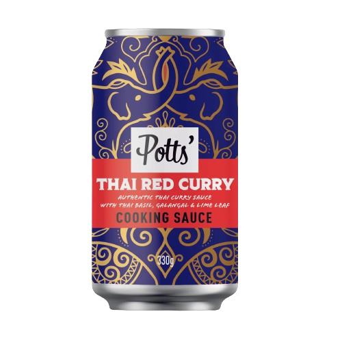 Potts Thai Red Curry Sauce In A Can 330g