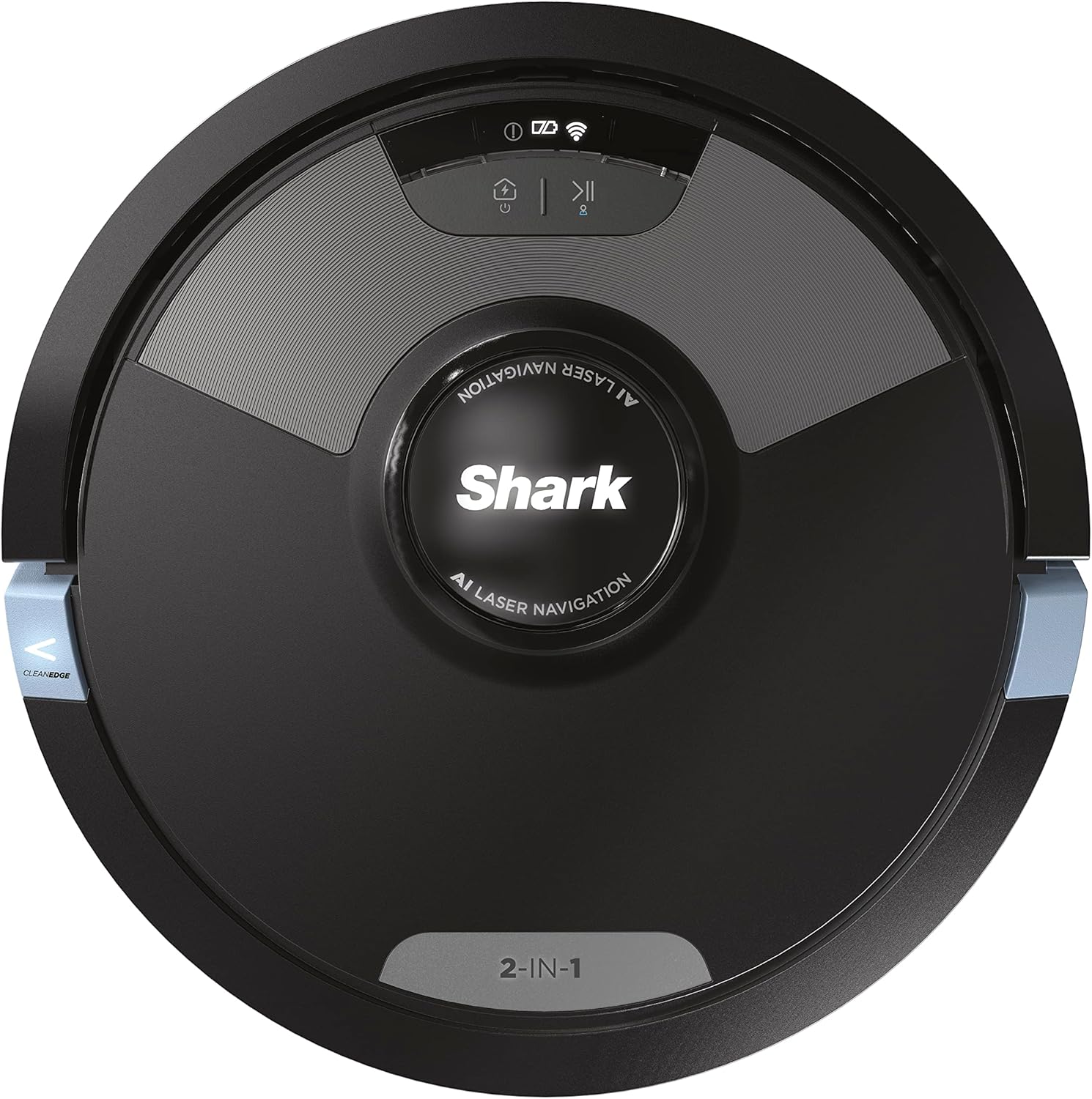 Shark AI Ultra 2-in-1 Saugroboter, Saugroboter mit Wischfunktion, Anti-Haar-Wickel, für Teppich und Hartboden, Staubsaugerroboter, 110 Min Laufzeit, manuelle und App-Steuerung, Schwarz, RV2600WDEU