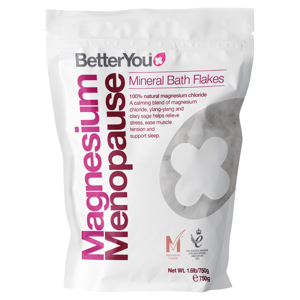 BetterYou Magnesium Menopause Mineral Bath Flakes 750g