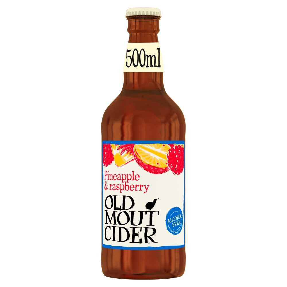Old Mout Cider Pineapple & Raspberry Alcohol Free 500ml (Abv 0.0%)