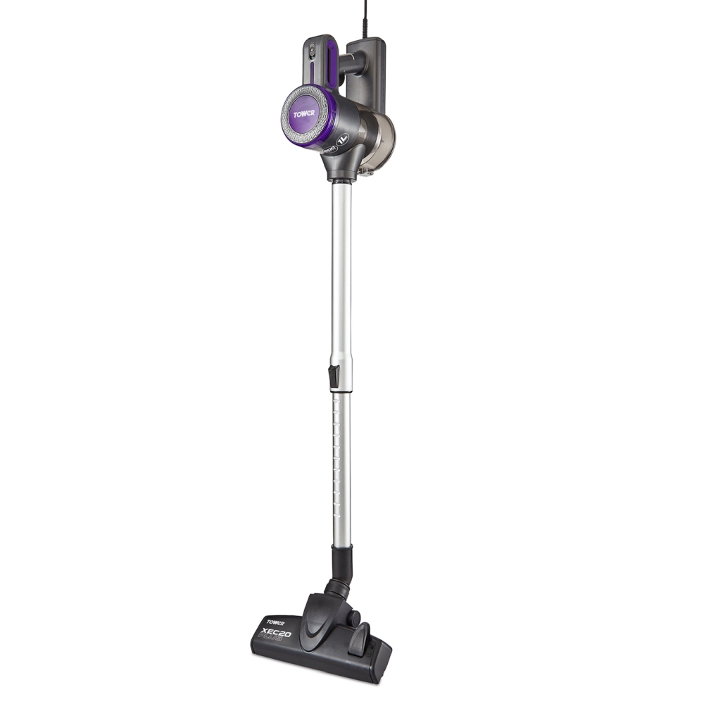 Tower T513005 Pro Corded 3-in-1 Vacuum Cleaner with Cyclonic Suction, Built-in HEPA 13 Filter and Detachable Handheld Mode, Grey and Blue