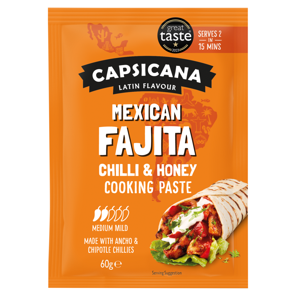 Capsicana Mexican Fajita Chilli & Honey Paste 60G