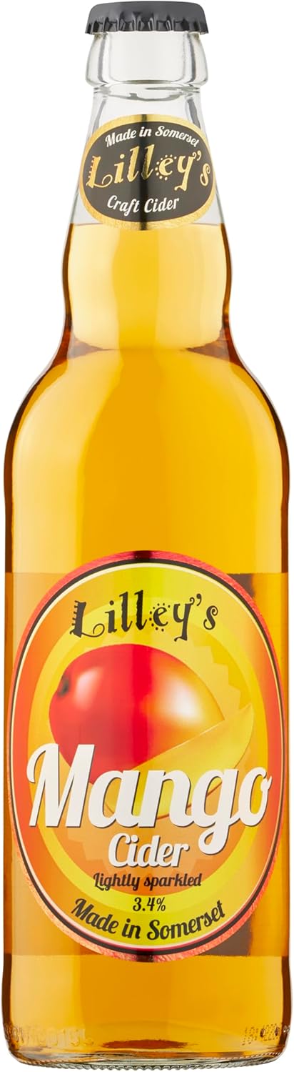 Lilley'S Mango Cider Lightly Sparkled 500Ml (Abv 3.4%)