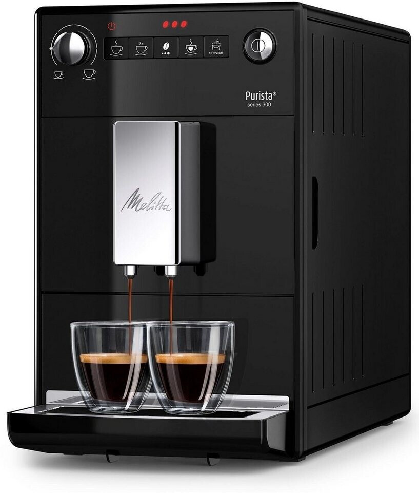 Melitta Automatische Espressomaschine, Purista Modell, F230-102, Schwarz, 6766027