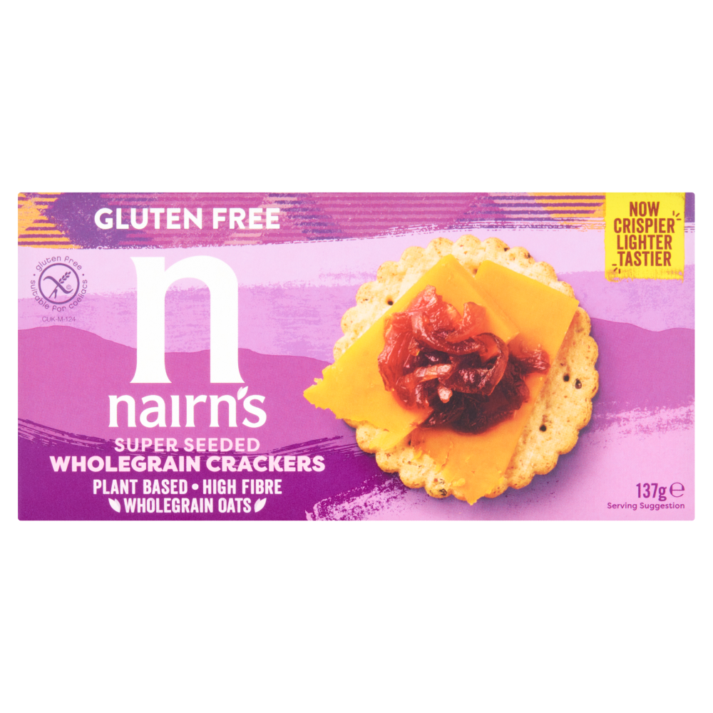 Nairns Gluten Free Seeded Crackers 137g