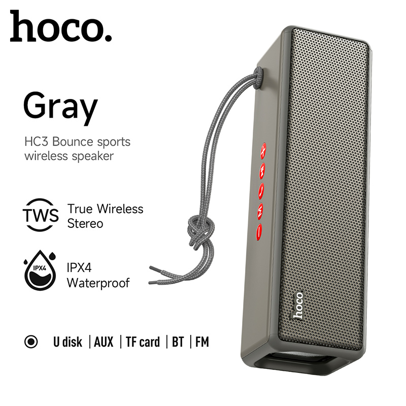 HC3 Bounce Sports Wireless Speaker - Grey