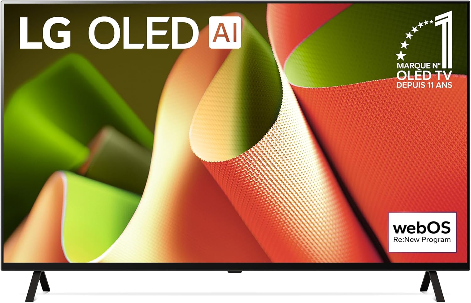 LG OLED55B4ELA TV 139 cm (55 Zoll) OLED Fernseher (α8 4K AI-Prozessor, webOS 24, Dolby Vision, bis zu 120Hz) [Modelljahr 2024] [Energieklasse G]