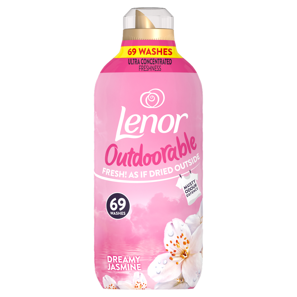 Lenor Outdoorable Fabric Conditioner 69 Washes, 966ml, Dreamy Jasmine