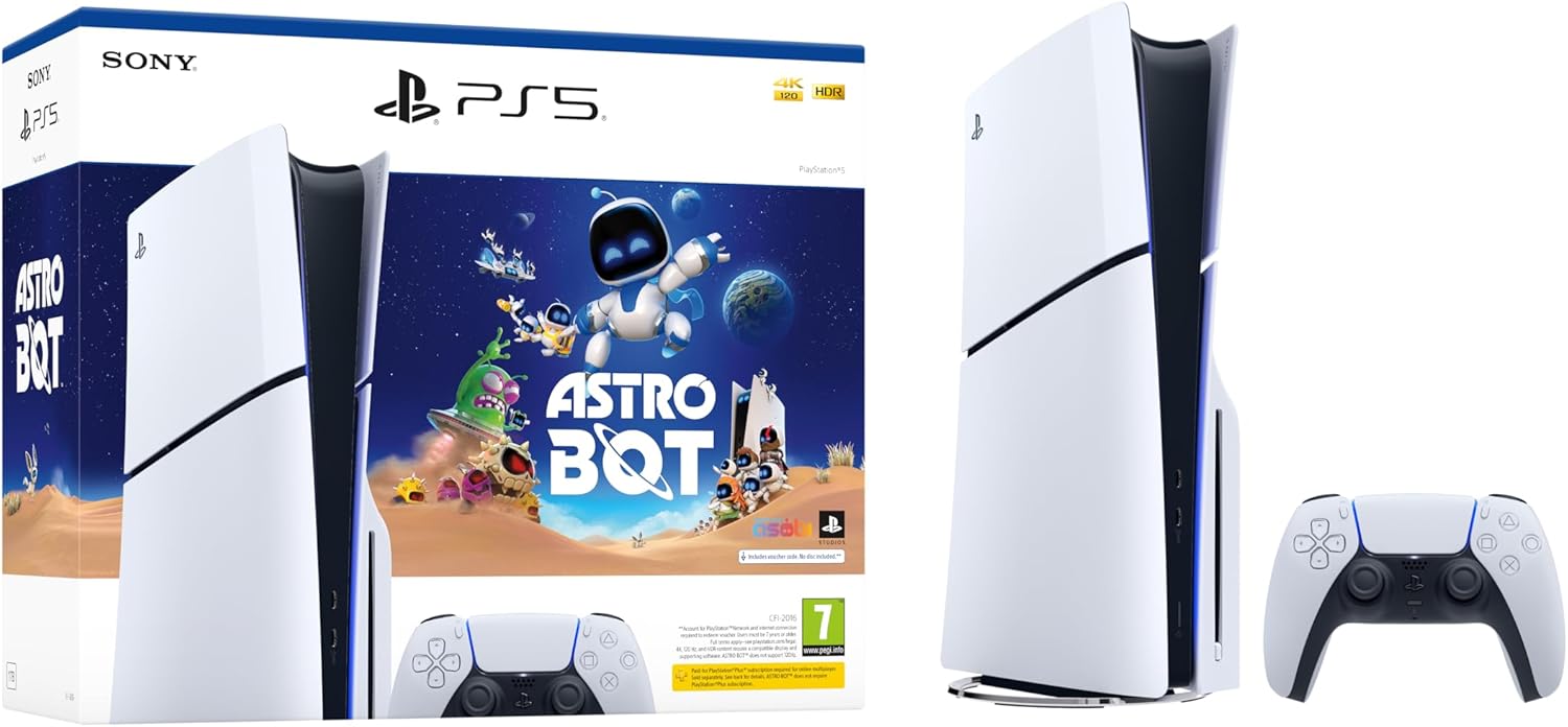 Sony PlayStation 5 - Console Slim - Disc Edition + Astro Bot