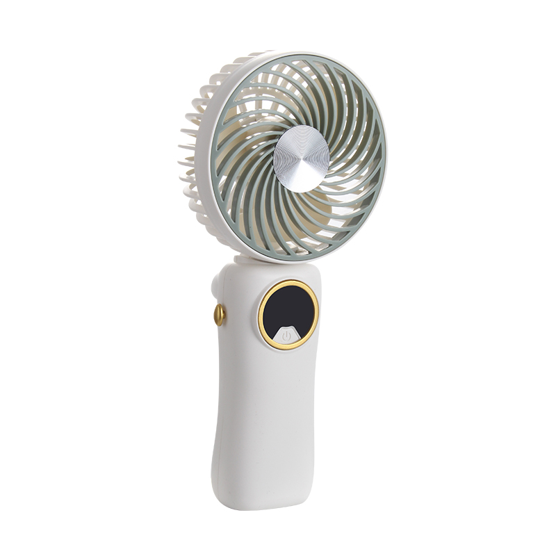 Handheld Fan, Colourful Design with 4 Speeds, Foldable & Portable & Lightweight for Office Desktop/Travel/Home, Green