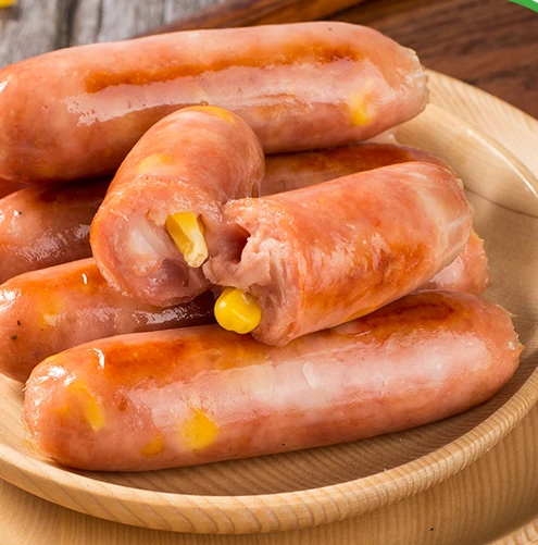 LA WEI JU Taiwanese Grilled Sausages with Cheese and Corn 500g