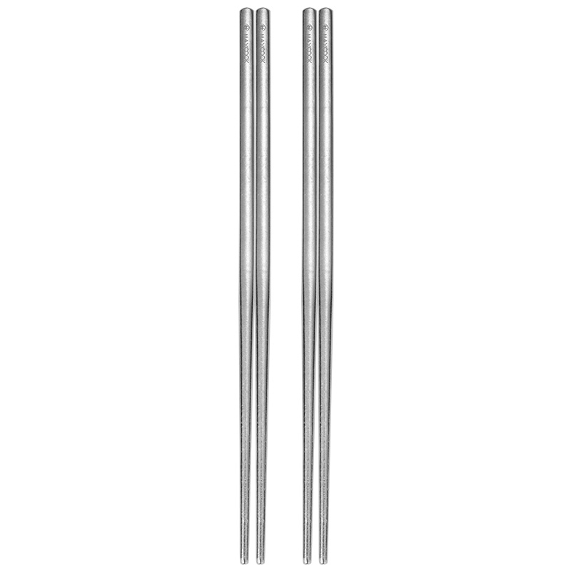Maxcook Set of 2 Pairs Pure Titanium Anti-Scald Chopsticks MCK9119