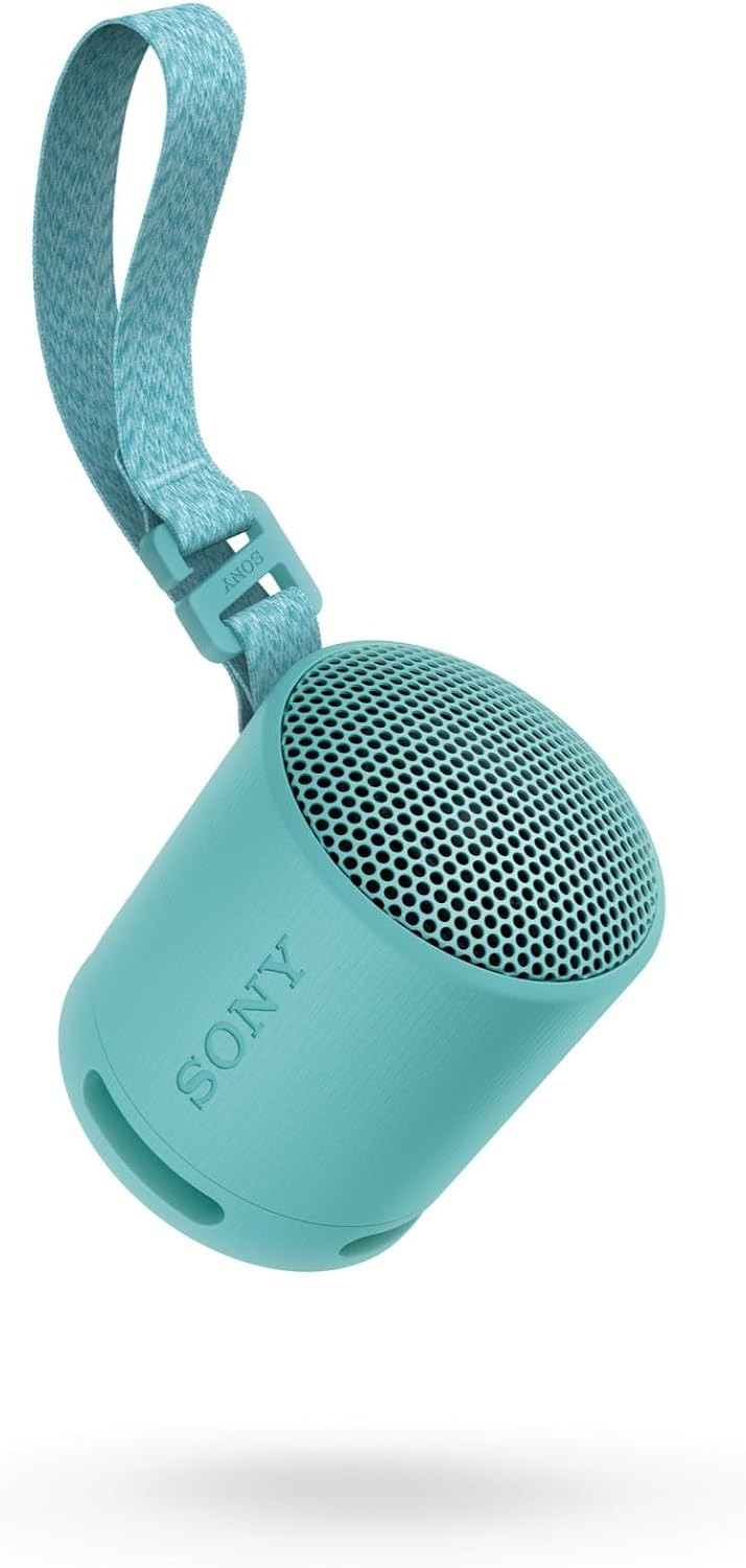 Sony SRS-XB100: Tragbarer Bluetooth-Lautsprecher mit IP67, bis zu 16 Stunden Akku und Freisprechfunktion – Blau