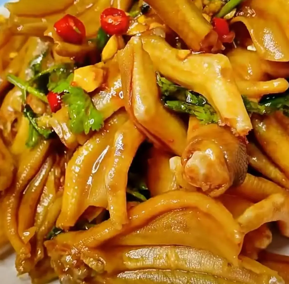 LA WEI JU Duck Feet Sweet And Sour Spicy Flavour