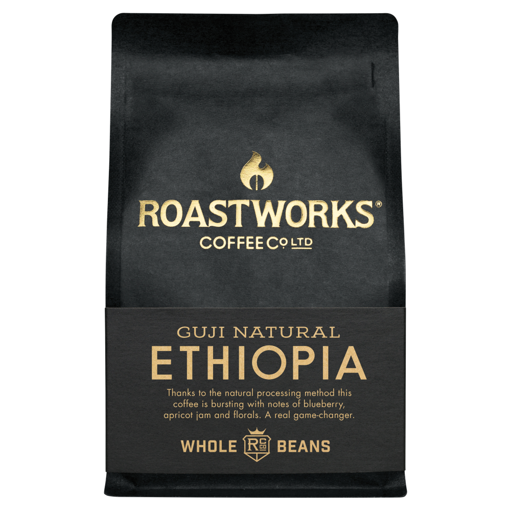 Roastworks Coffee Co. - Ethiopia Natural Whole Bean Coffee -  200g