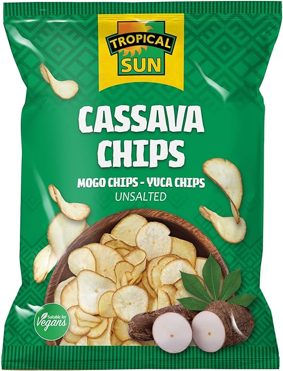 Cassava Chips Unsalted 80g