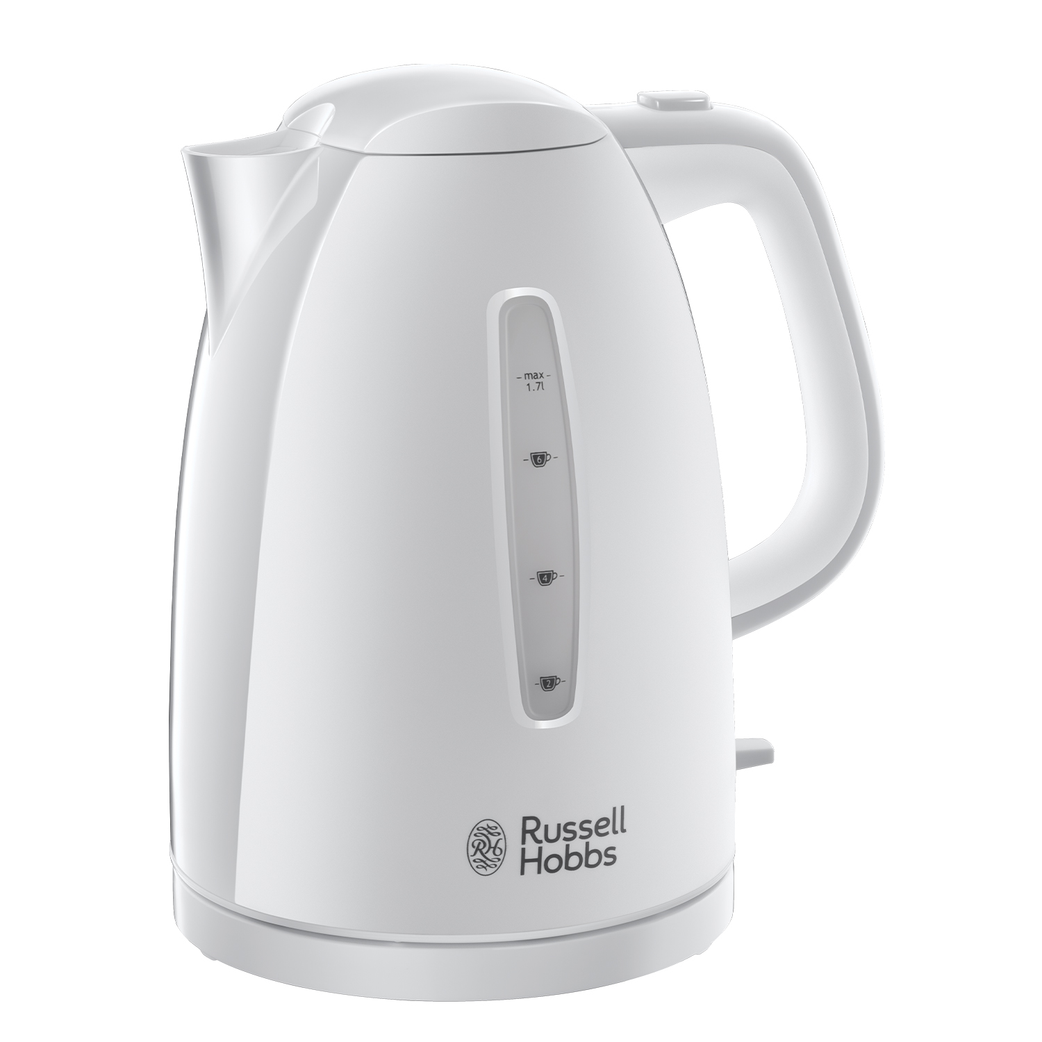 Russell Hobbs Textures Kettle, White, Stylish - 21270