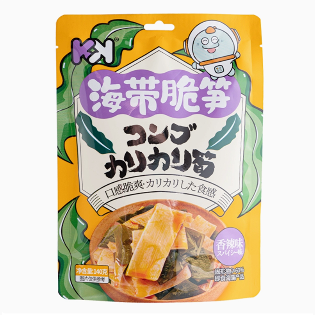 Chaoyouwei Kelp Crispy Bamboo Shoots Spicy flavour超友味海带脆笋香辣味 140g