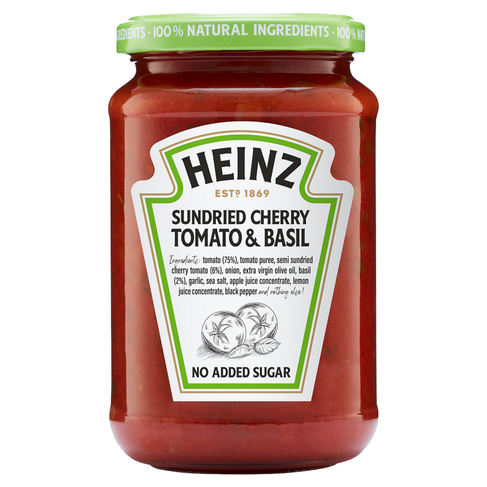 Heinz Cherry Tomato & Basil Pasta Sauce 350g