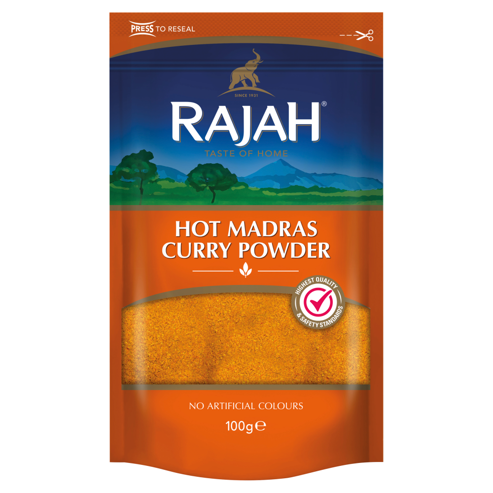 Rajah Hot Madras Curry Powder 100G