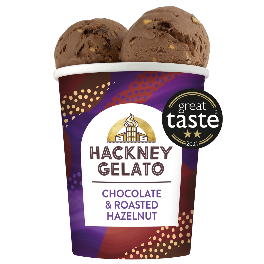 Hackney Gelato Chocolate & Roasted Hazelnut 460ml