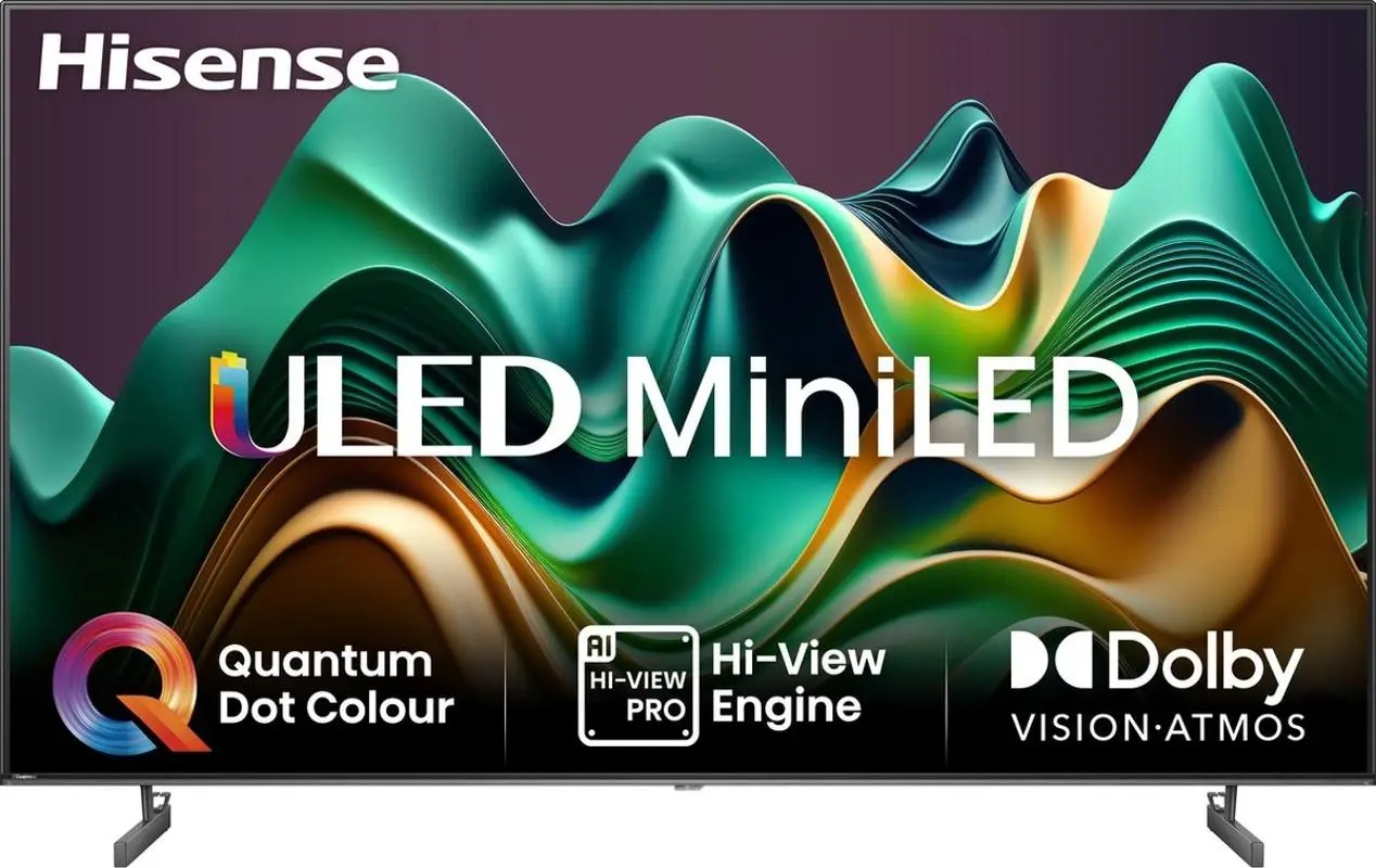 Hisense Fernseher 55U6NQ, 55 Zoll, Smart TV, Mini-LED, 4K Ultra HD, Dolby Vision, 2024, 1 Stück