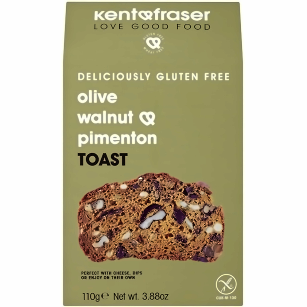 Kent & Fraser Olive Walnut & Pimenton Toast 110g