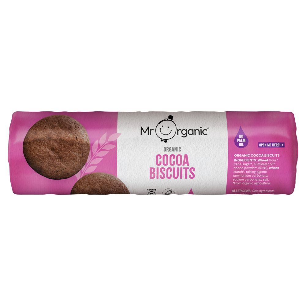 Mr Organic Organic Cocoa Biscuits 250g