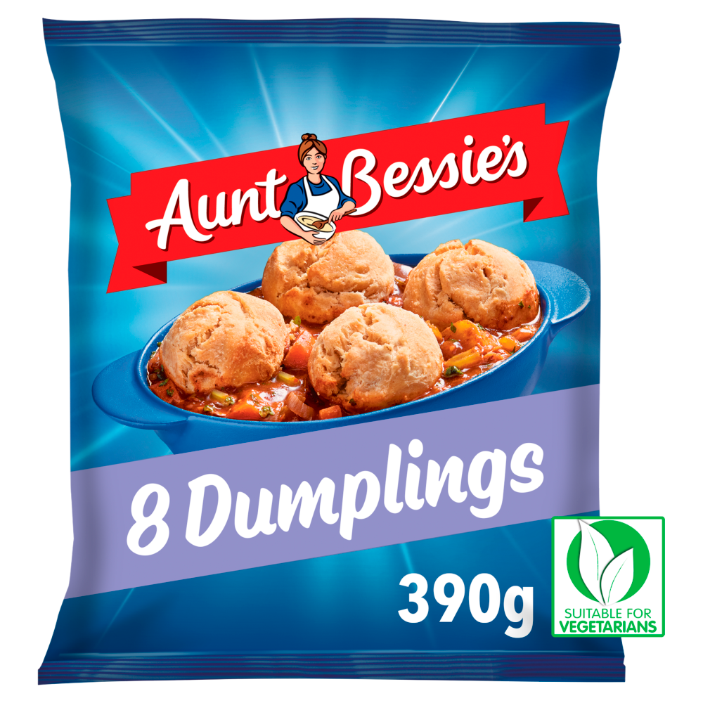 Aunt Bessie's 8 Hearty Dumplings 390g
