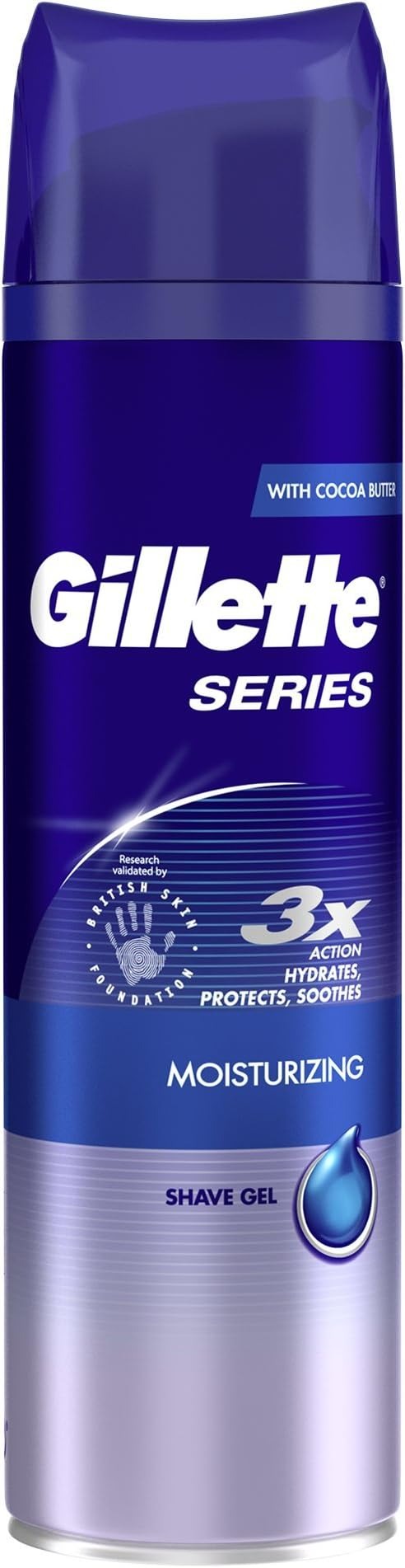 Gillette Series Gel à raser hydratant au beurre de cacao 200ml