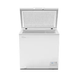 TCL CF182EWE0 Freezer 140L Includes Storage Basket, Counter-balanced lid, Suitable for Various Application Scenarios, Adjustable Temperature Controller, Adjustable Feet [Energy Class E]
