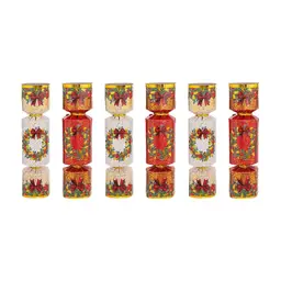 Atmosphera Set of 6 Christmas Wreath Crackers