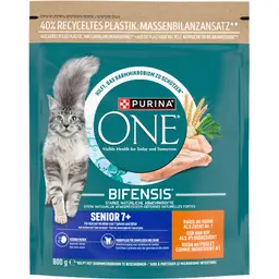 Purina ONE Senior Kattenvoer Kip & Volkoren Granen 800g