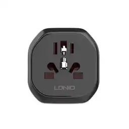 LDNIO Multi-Region UK Adapter – 2500W, 100–250V, Supports US/EU/CN/AU Plugs