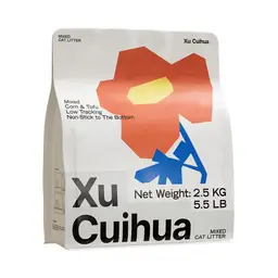 XUCUIHUA Litière pour chat à base de tofu et de plantes 2.5kg
