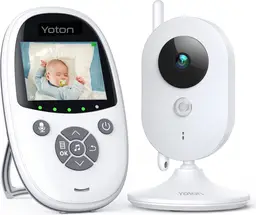 Yoton YB01 2.4-inch baby monitor two-way audio temperature monitoring