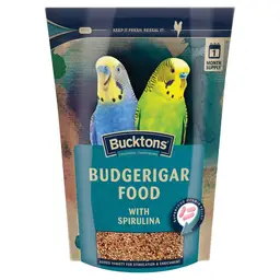 Bucktons Budgerigar Food With Spirulina 500g