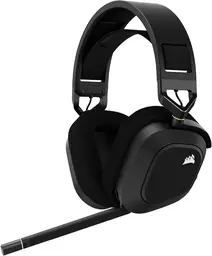 CORSAIR HS80 RGB WIRELESS Multi-Platform Gaming Headset - Dolby Atmos - Omnidirectional Microphone - iCUE Compatible - PC, Mac, PS5, PS4 - Carbon