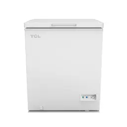 TCL CF126EWE0 Freezer 98L Includes Storage Basket, Counter-balanced lid, Suitable for Various Application Scenarios, Adjustable Temperature Controller, Adjustable Feet [Energy Class E]