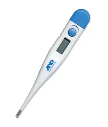 A&D Medical Digital Thermometer – Quick and Accurate Temperature Measurement – White, UT-103