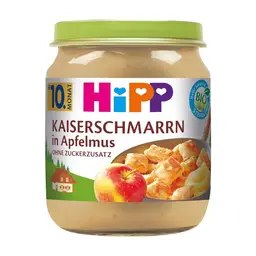 HiPP Bio Kleine Mehlspeise Kaiserschmarrn in Apfelmus ab 10. Monat 6 x 200 g