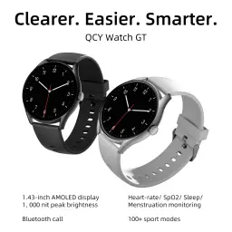 Montre Connectée QCY Watch GT - Noir