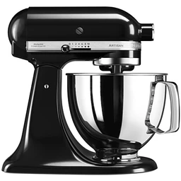 KITCHENAID 5KSM125EOB Robot pâtissier artisan 300 W de 4.8L - Noir onyx