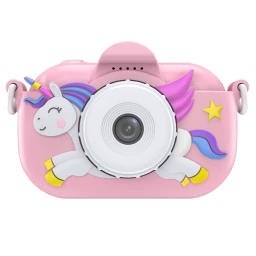 Songdian enfant caméra avec bande dessinée couverture souple meilleur Chritmas anniversaire Festival cadeau pour enfants-rose
