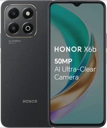 Honor X6b Smartphone 4 GB + 128 GB Schwarz 4G Dual-SIM X6b